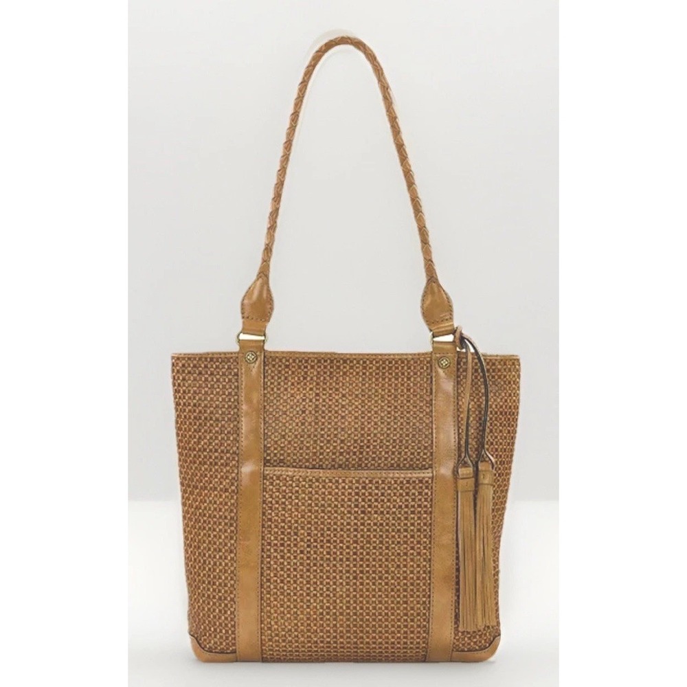 Patricia NashRena Tassel Large Woven Leather Tote Bag